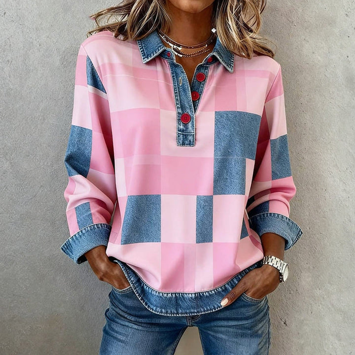 Liorael - Soft Touch Long Sleeve Check Shirt