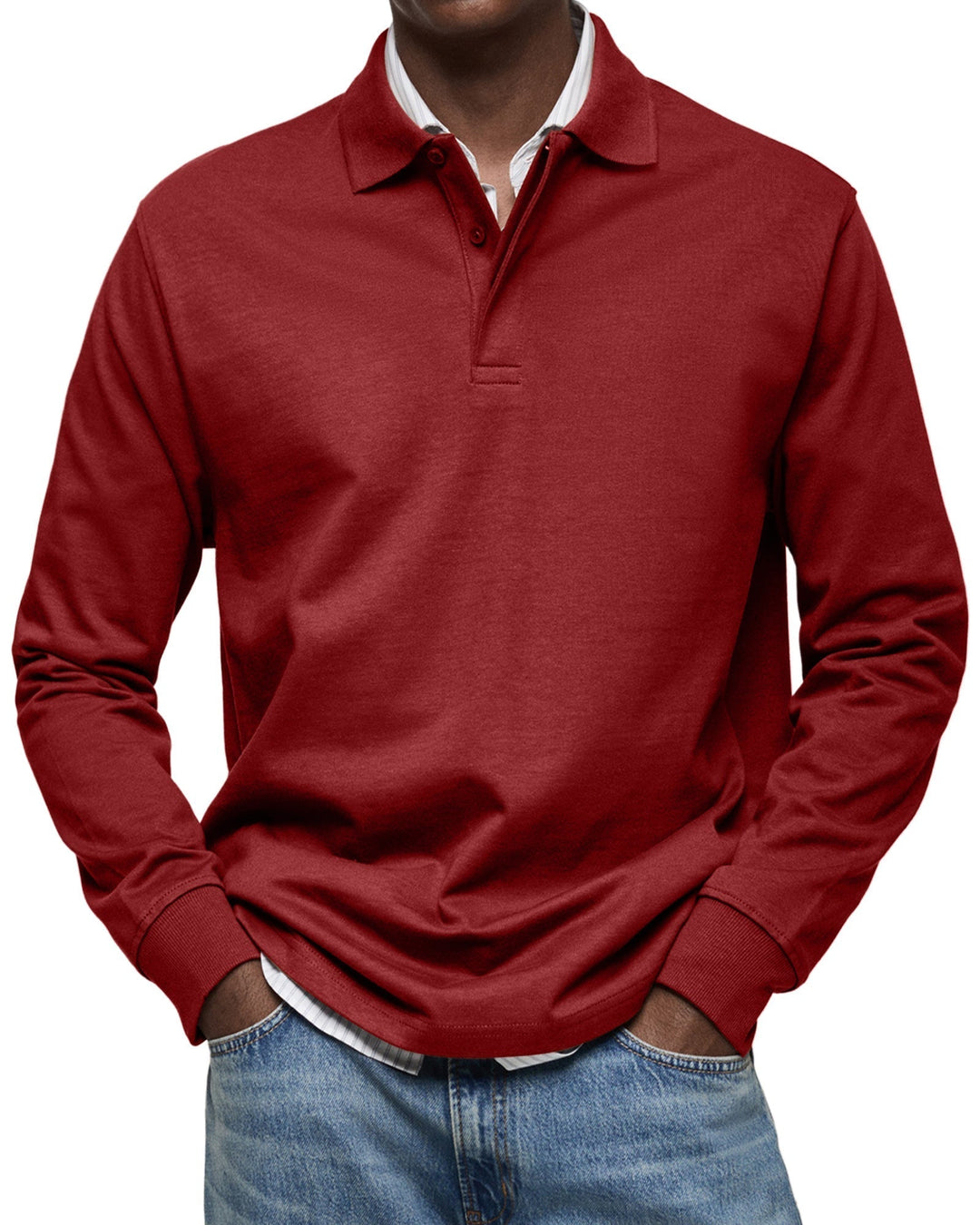 LAURENT MONACO | LUXURY LONG-SLEEVED POLO