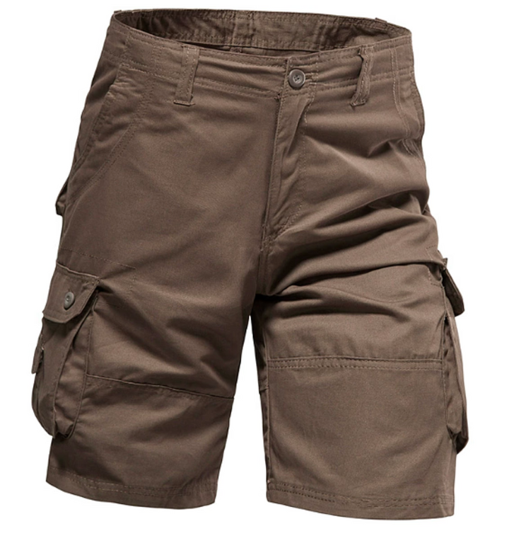 GolfThing High Quality Cotton Outdoor Cargo Shorts - Grey
