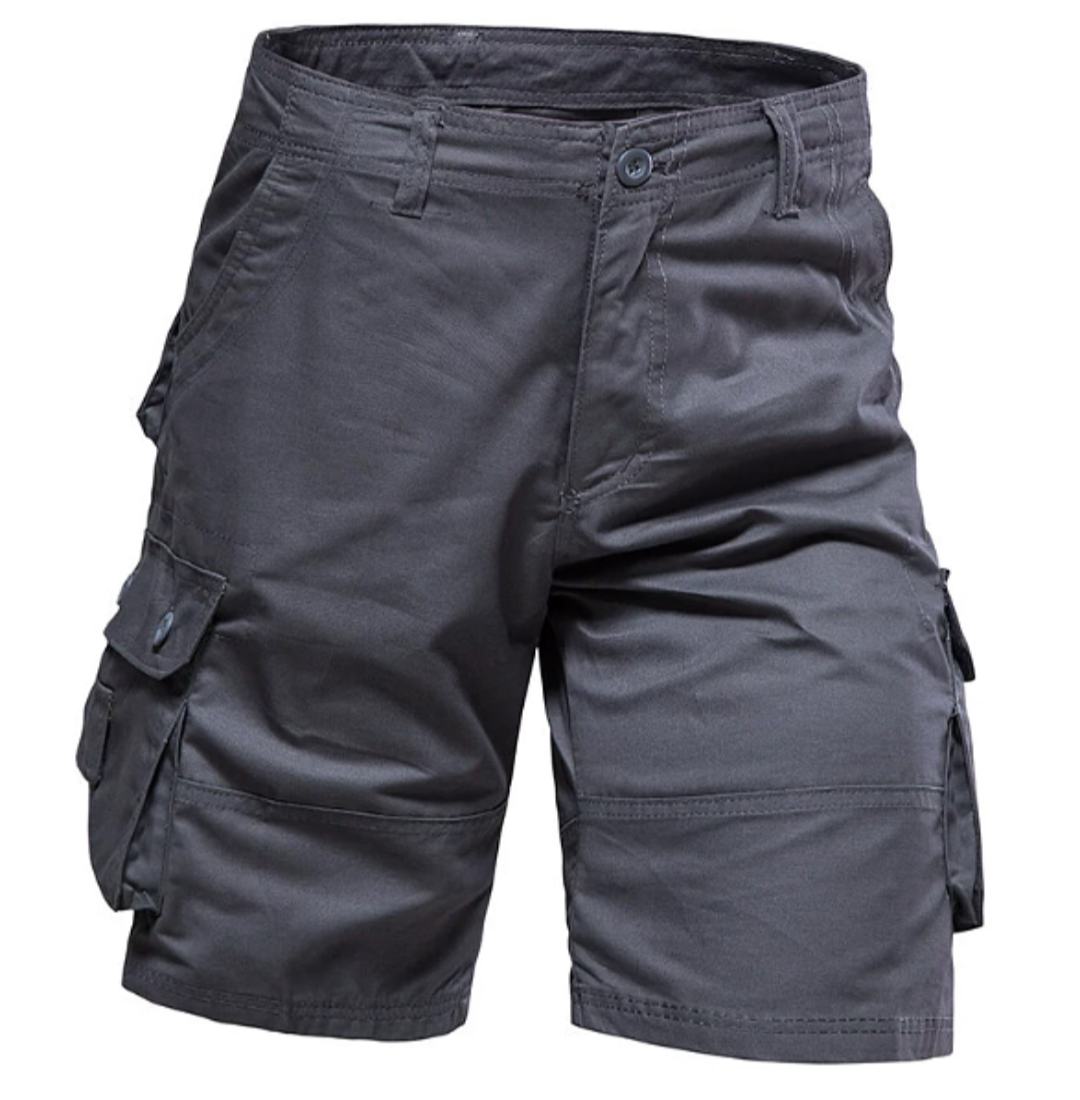 GolfThing High Quality Cotton Outdoor Cargo Shorts - Green