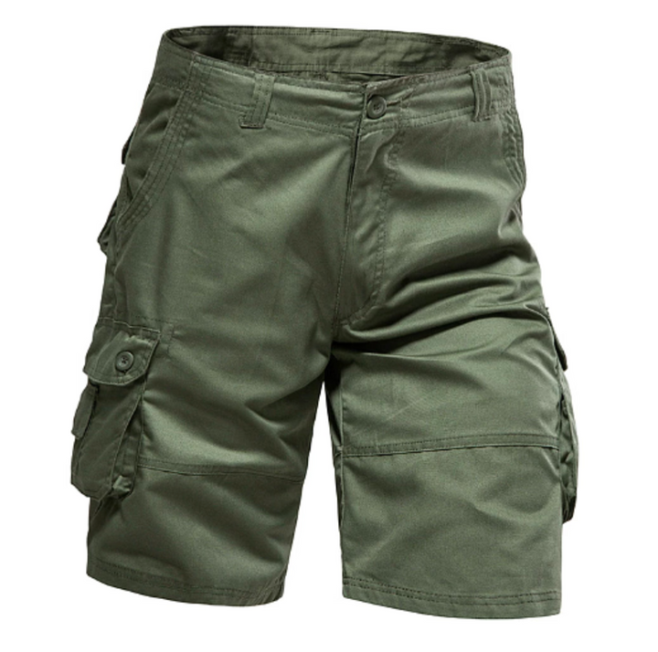 GolfThing High Quality Cotton Outdoor Cargo Shorts - Black