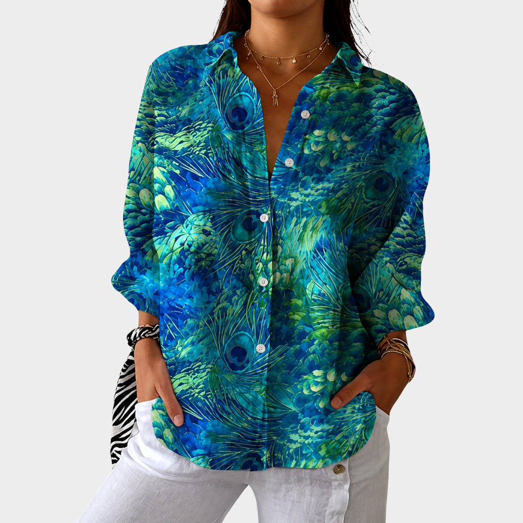 Lightweight and Colourful Printed Blouse