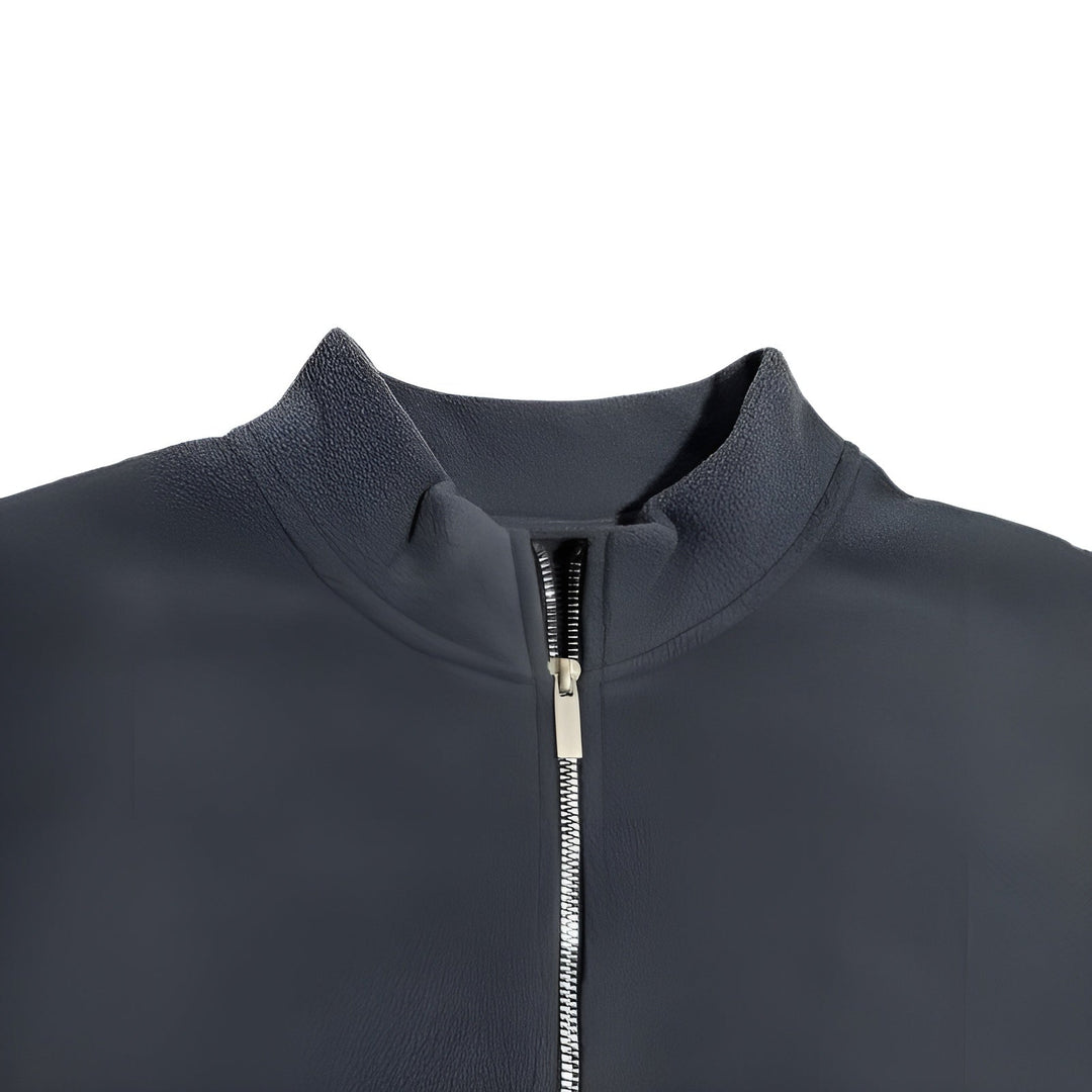 Liam - Fleece Sweater with Stand Collar