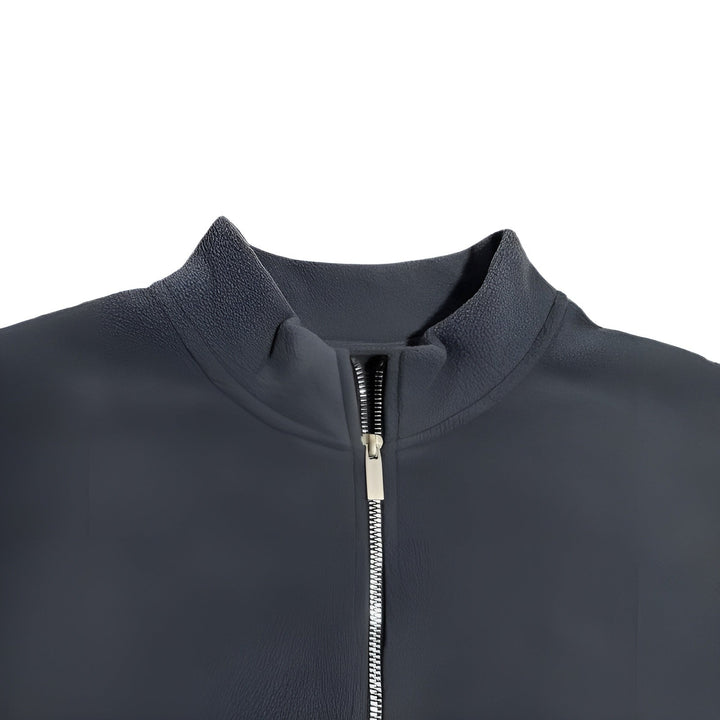Liam - Fleece Sweater with Stand Collar
