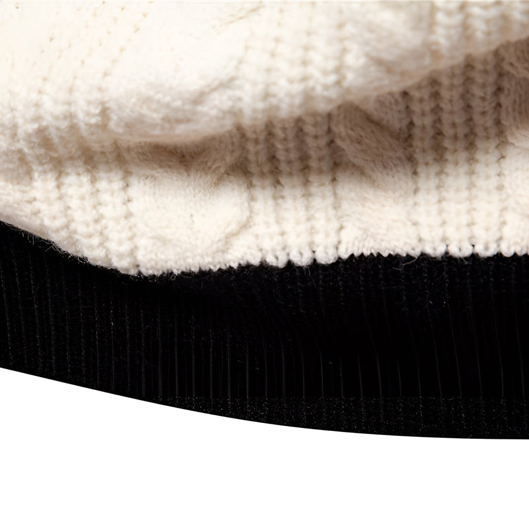 Henry - Men's Vintage Colourblock Jacquard Pullover
