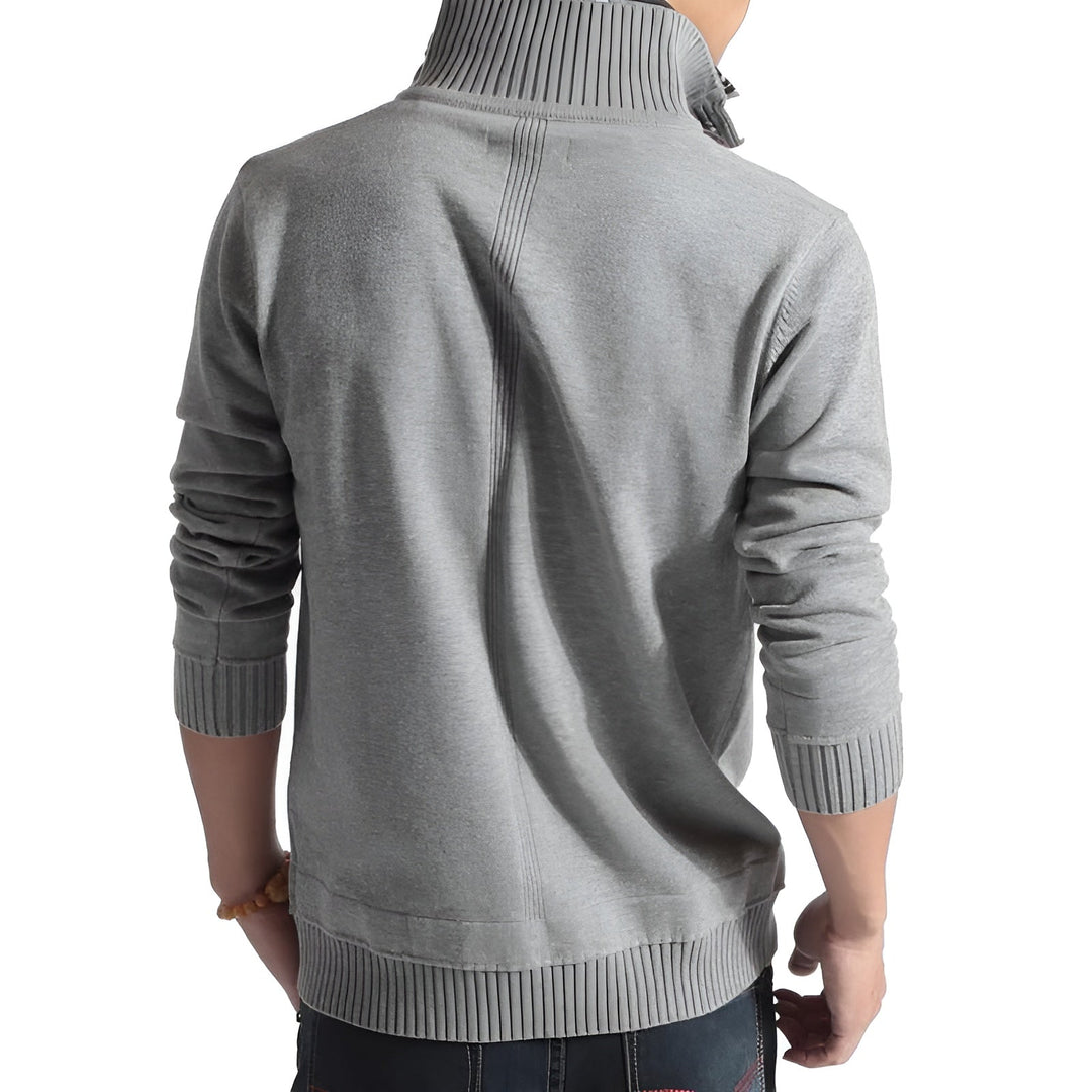 William - Comfortable Stand Collar Pullover