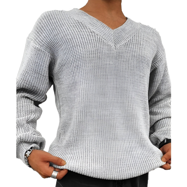 Benjamin - Vintage V-Neck Knit Sweater
