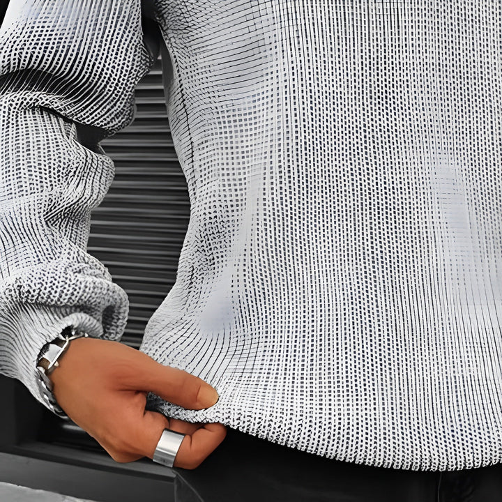 Benjamin - Vintage V-Neck Knit Sweater