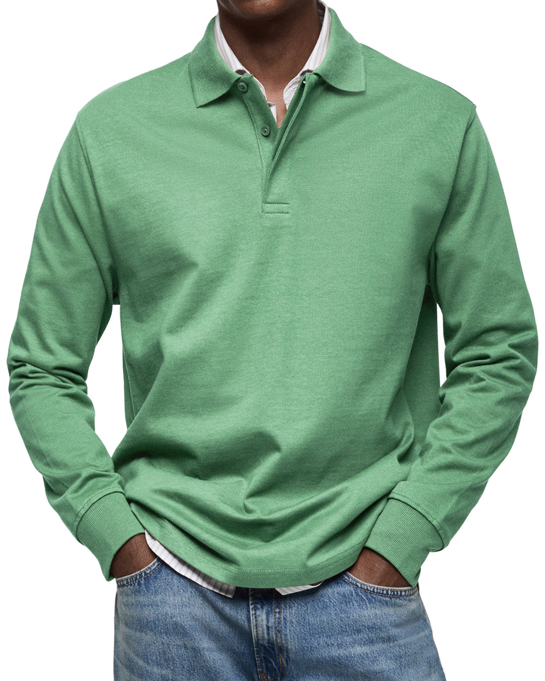 LAURENT MONACO | LUXURY LONG-SLEEVED POLO