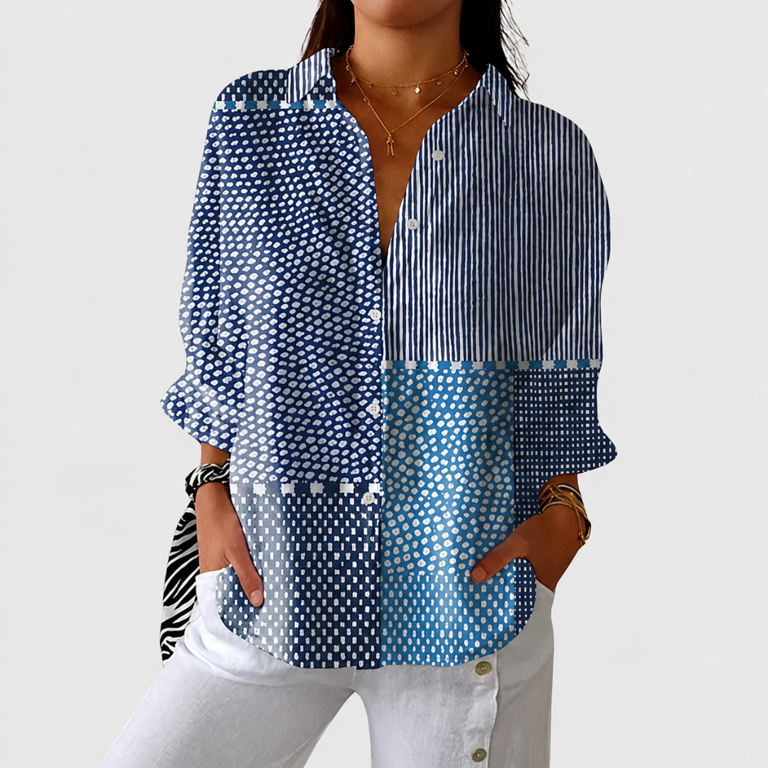 Light and Colourful Blouse with Print