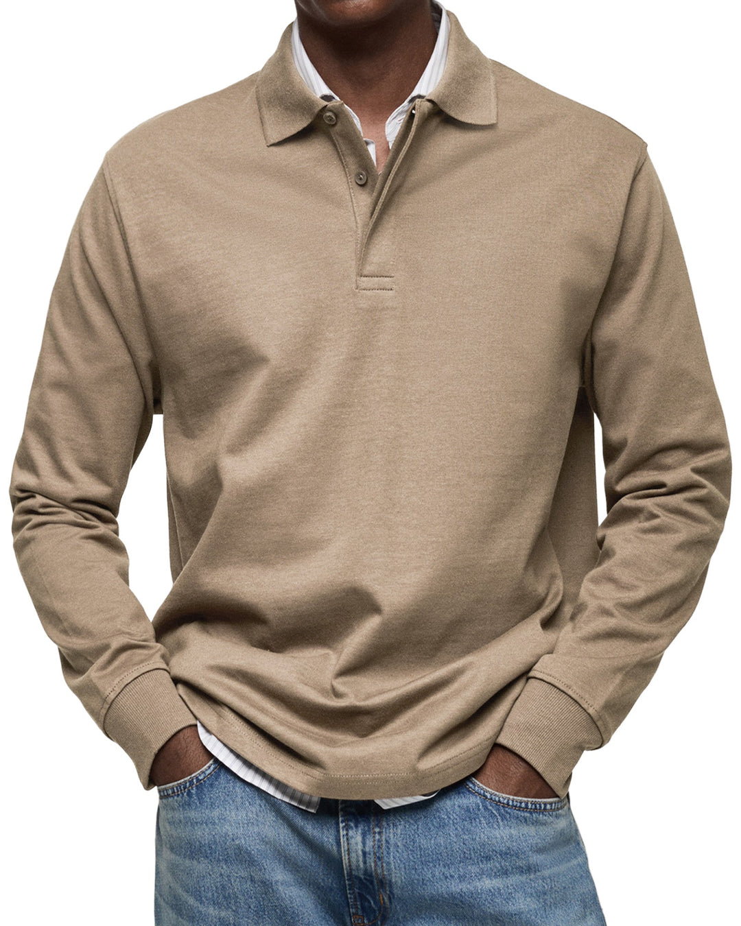 LAURENT MONACO | LUXURY LONG-SLEEVED POLO