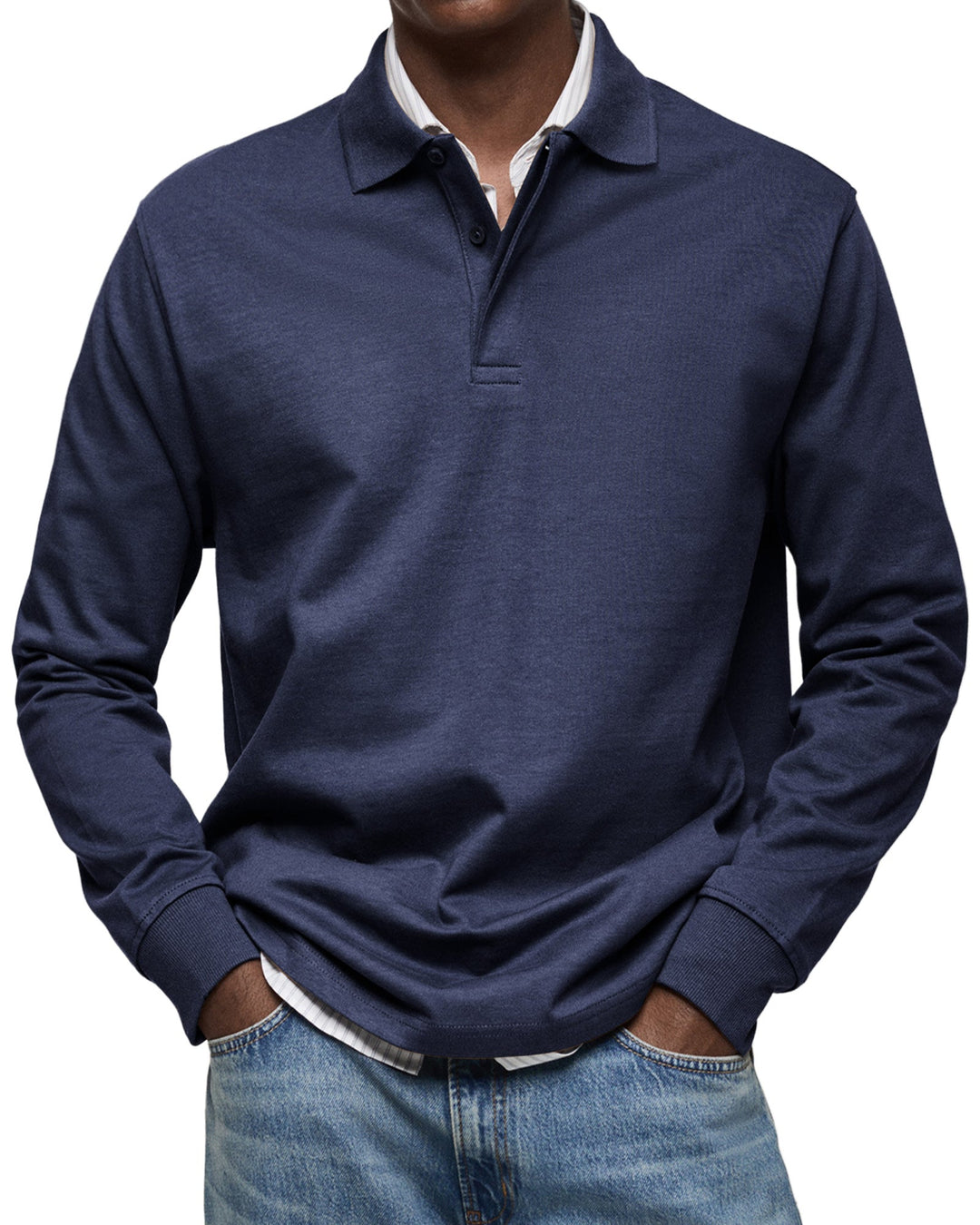 LAURENT MONACO | LUXURY LONG-SLEEVED POLO