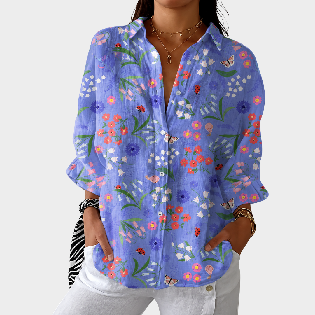 Light and Colourful Printed Blouse