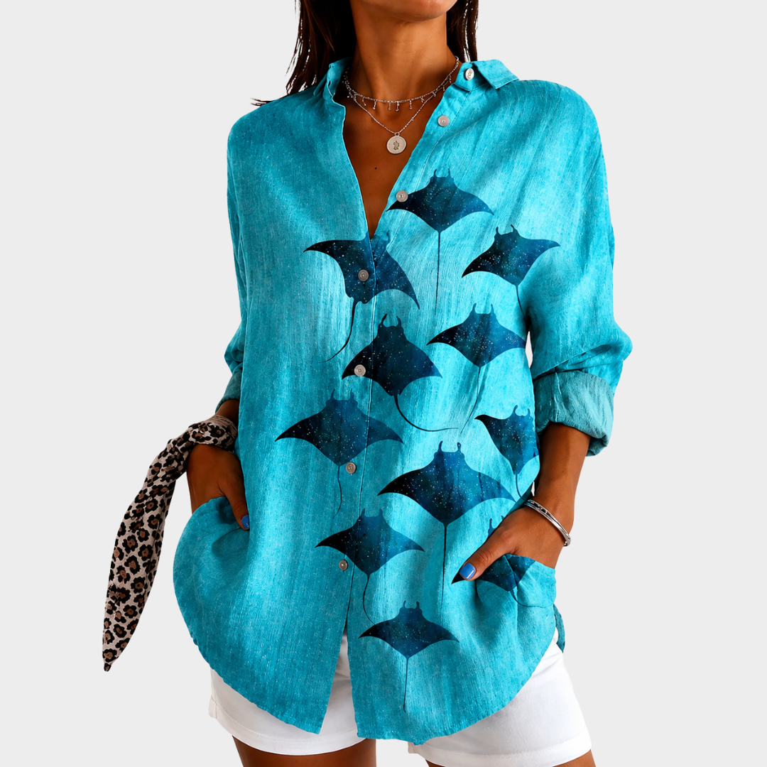 Ocean Drift Ray Blouse