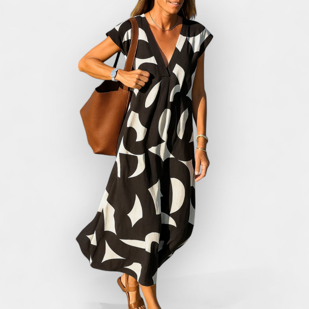 Thandiwe – Light V-Neck Dress