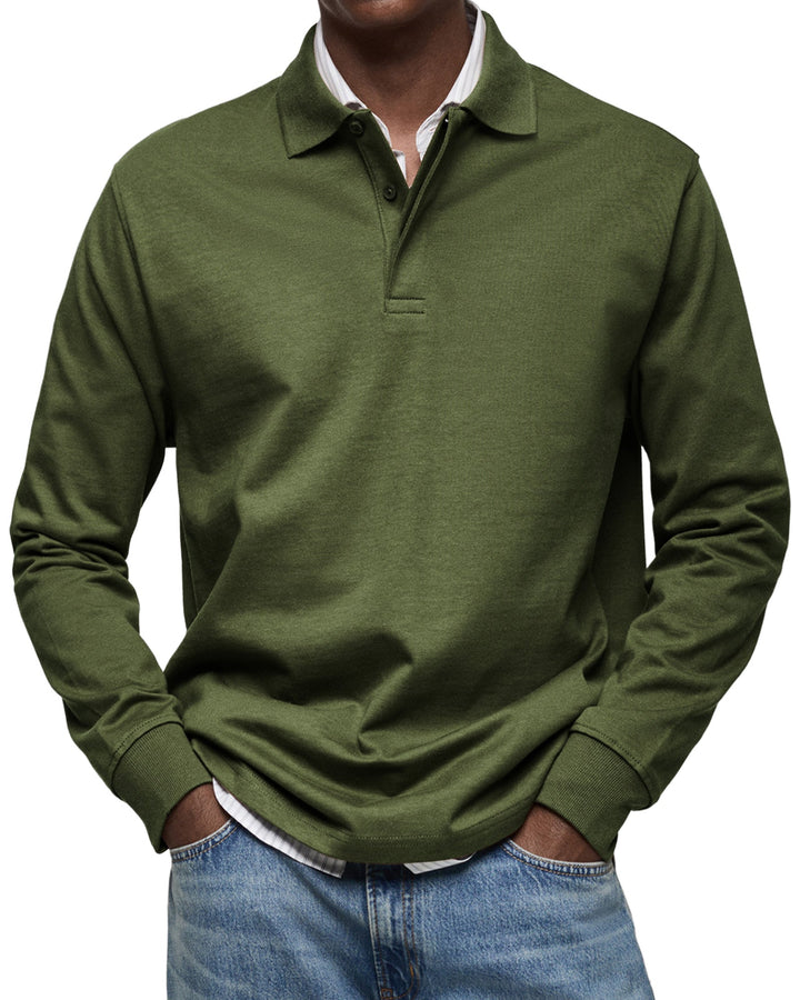 Beeckhoven™ | Casual Long Sleeve Polo Shirt
