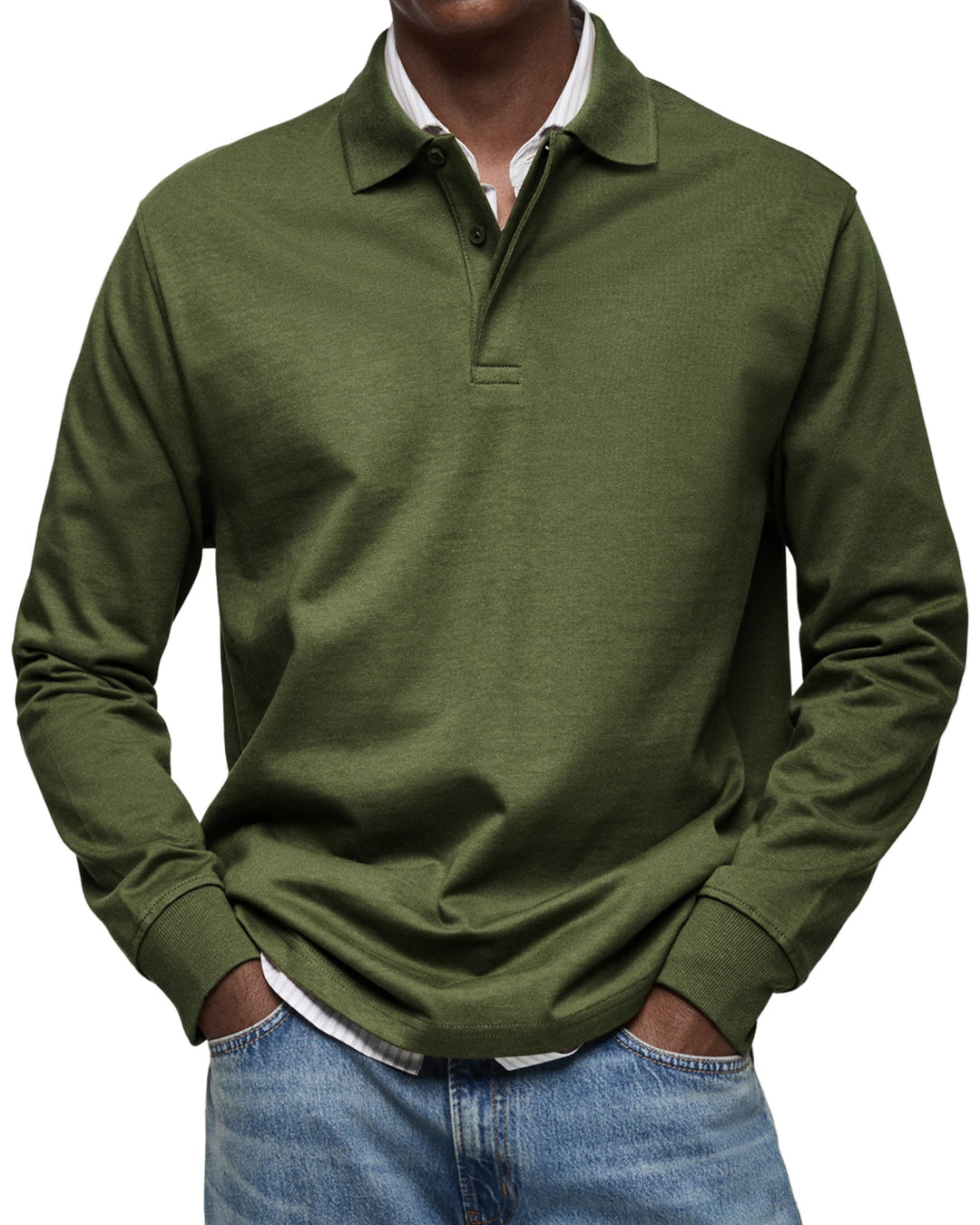 LAURENT MONACO | LUXURY LONG-SLEEVED POLO