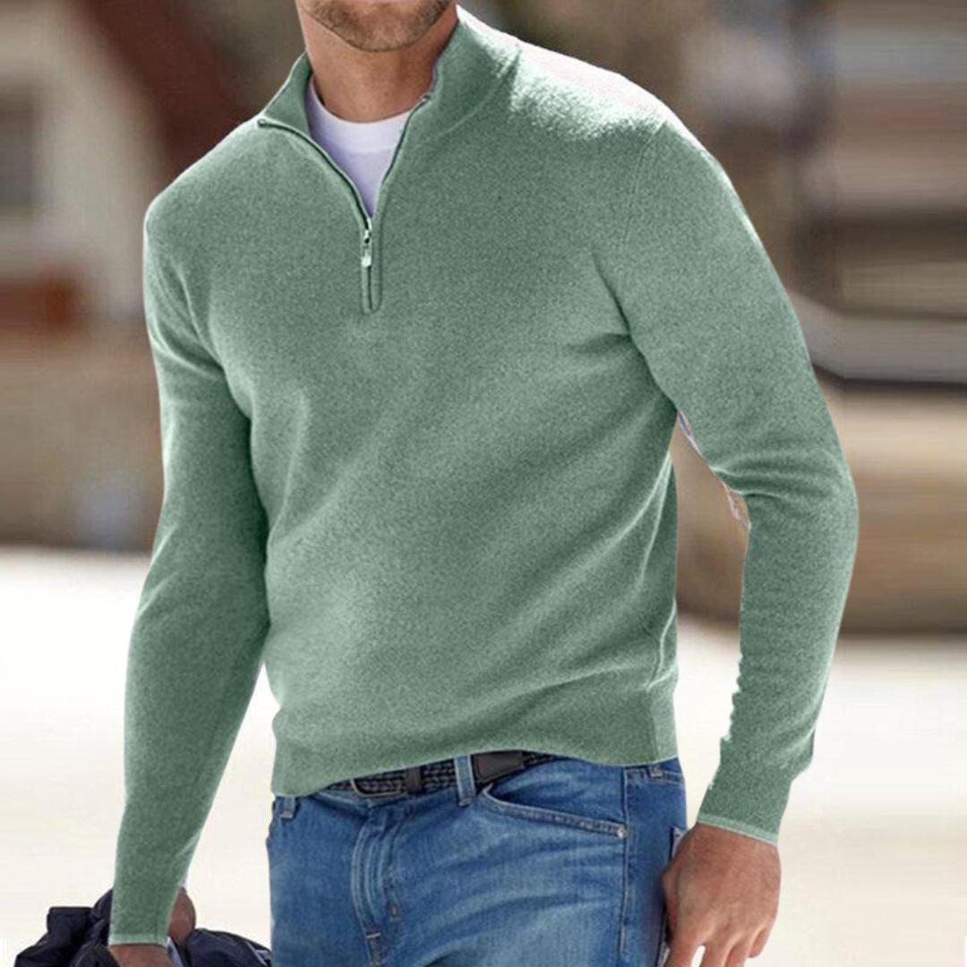 Miguelito | Casual Zip-Neck Pullover