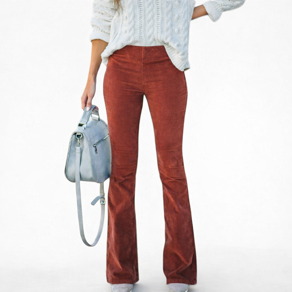 Chalvessa | Flared Elegant Trousers