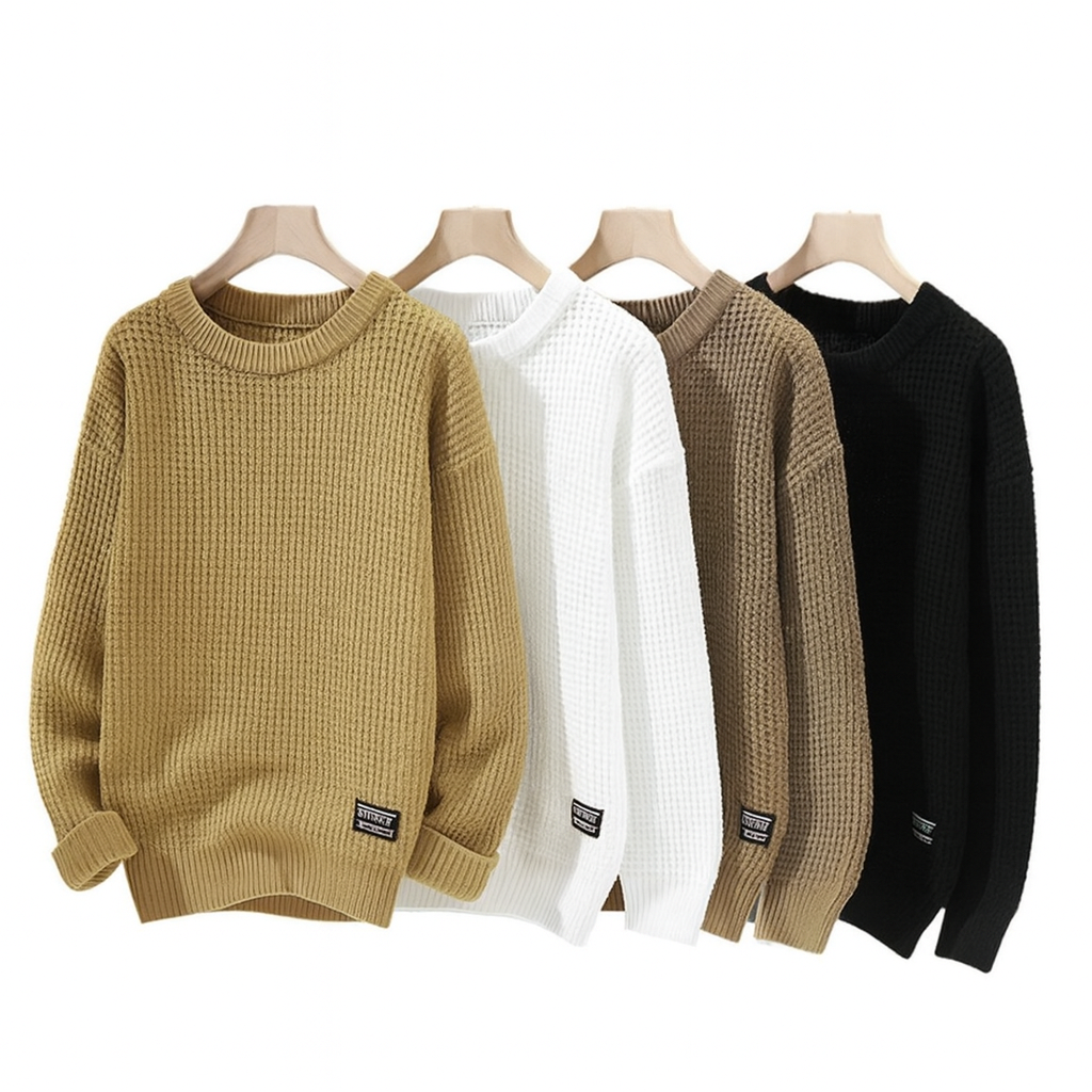Christopher - Premium Honeycomb Knit Sweater