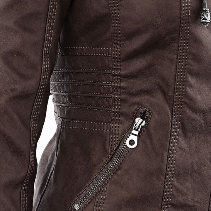 Monika™ | Sturdy and elegant leather jacket