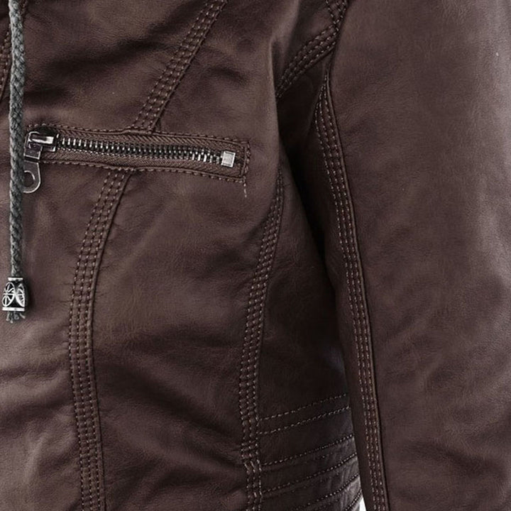Monika™ | Sturdy and elegant leather jacket