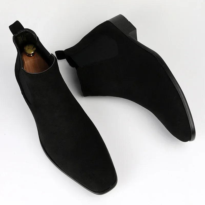 Job | Elegant Beige Chelsea Boots for the Style-Conscious Man