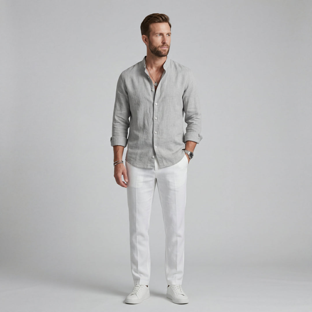 Luca | Elegant and Lightweight Linen Shirt