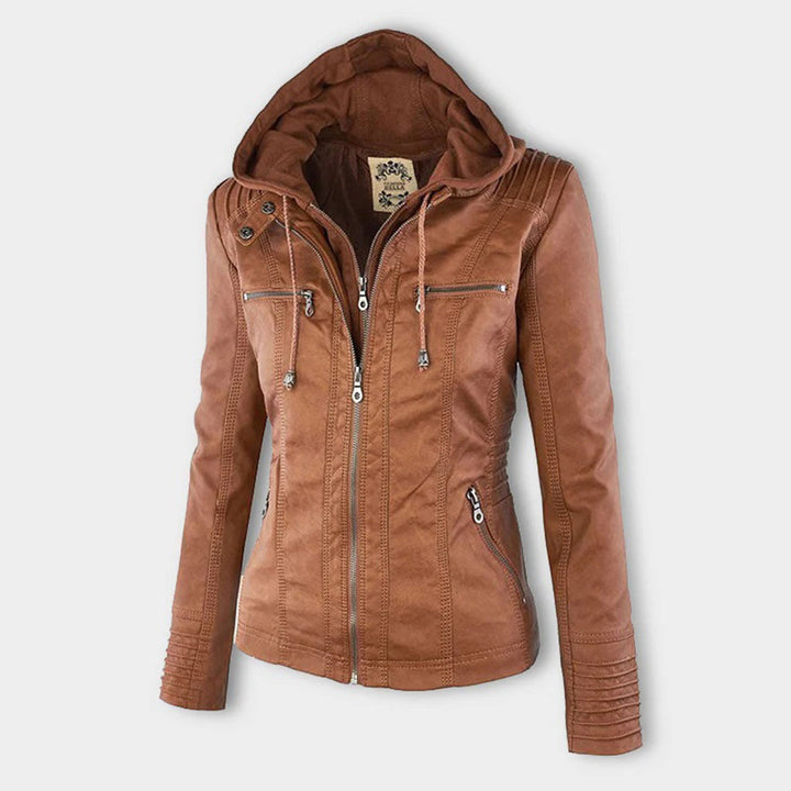Monika™ | Sturdy and elegant leather jacket