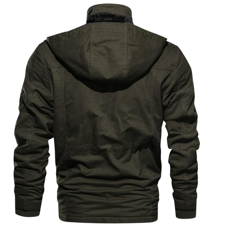 Hugden™ | Men’s Winter Sherpa Jacket with Removable Hood