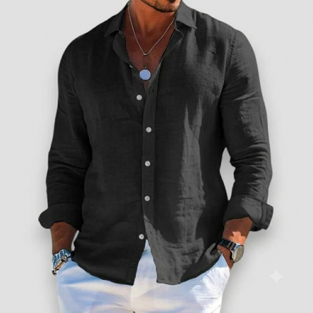 Luca | Elegant and Lightweight Linen Shirt