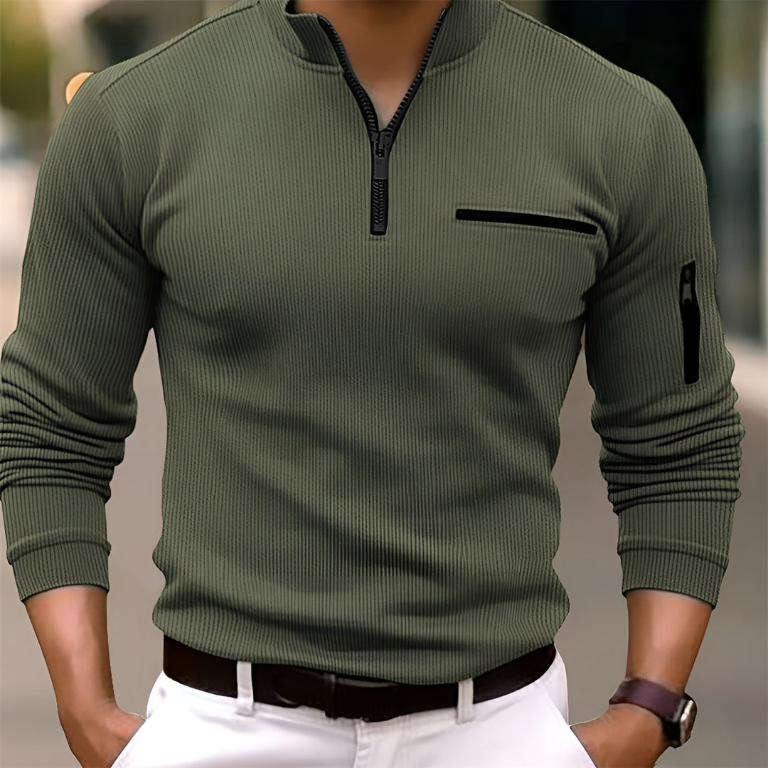 Lorenzo - Long-sleeve zip top