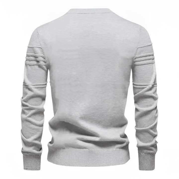 Leonardo - Elegant men’s sweater with check pattern