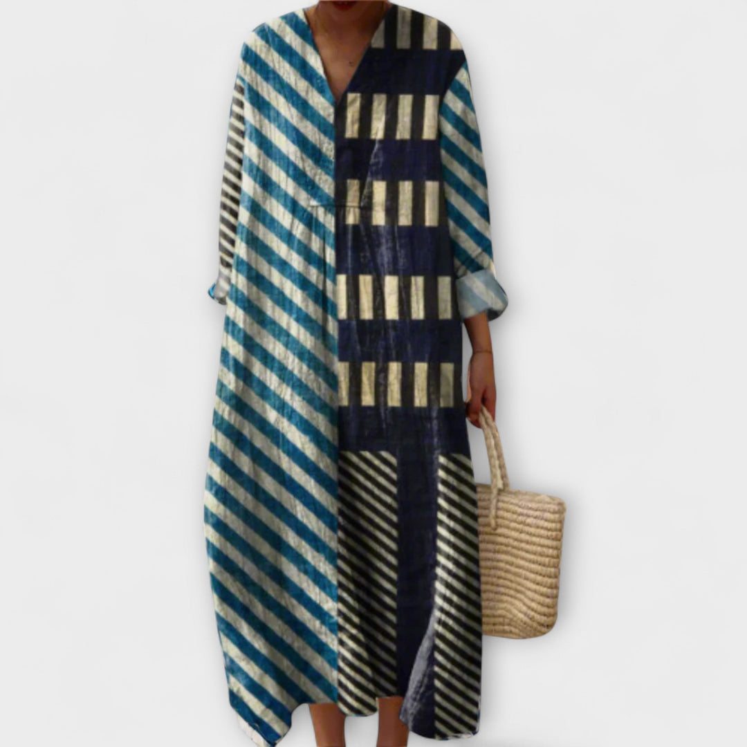 Elissa – Elegant Geometric Dress