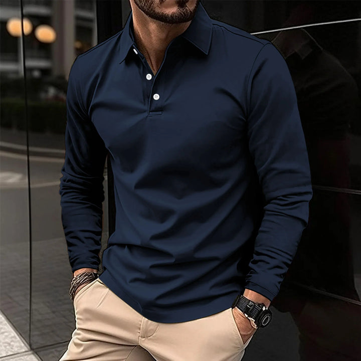 Alex™ | Casual Long-Sleeved Polo