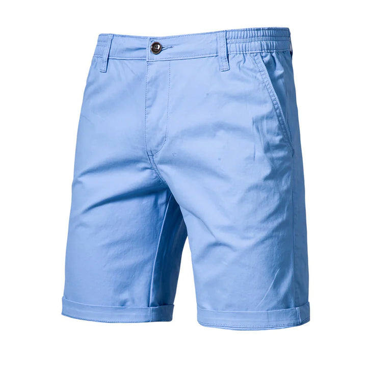 GolfThing Tailored Shorts - Golf Shorts Slim Fit Light Grey