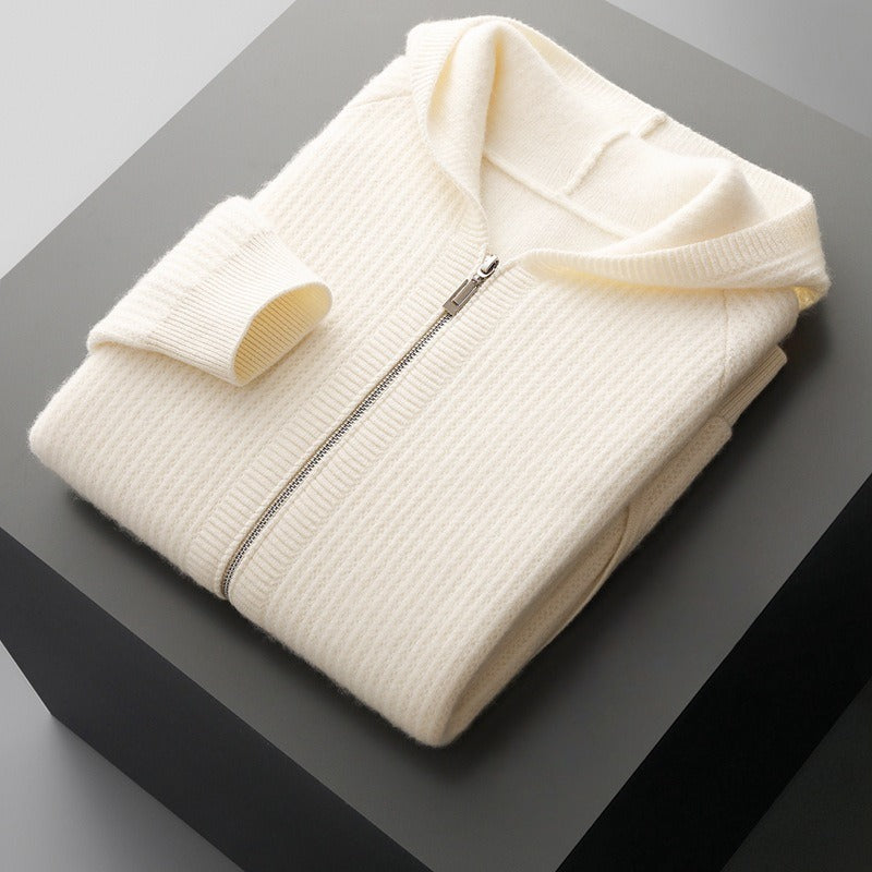 MERINO WOOL HOODIE