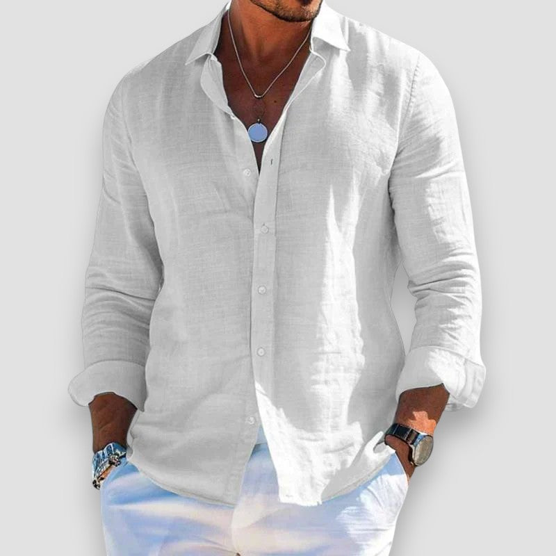 Luca | Elegant and Lightweight Linen Shirt