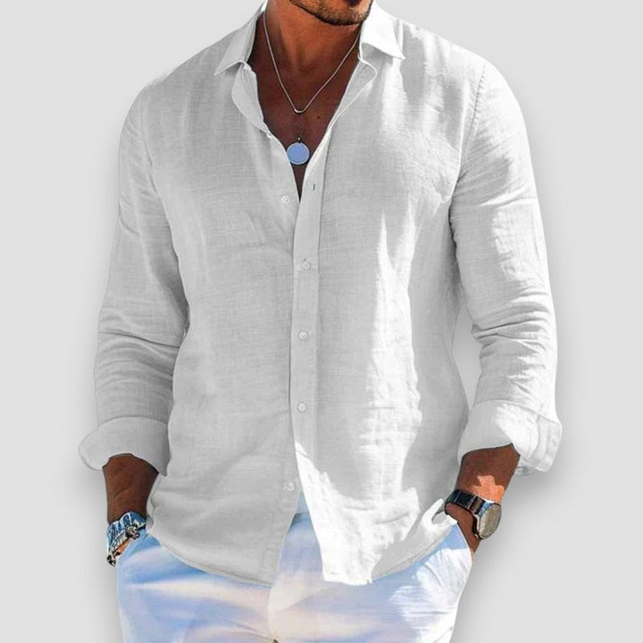 Luca | Elegant and Lightweight Linen Shirt