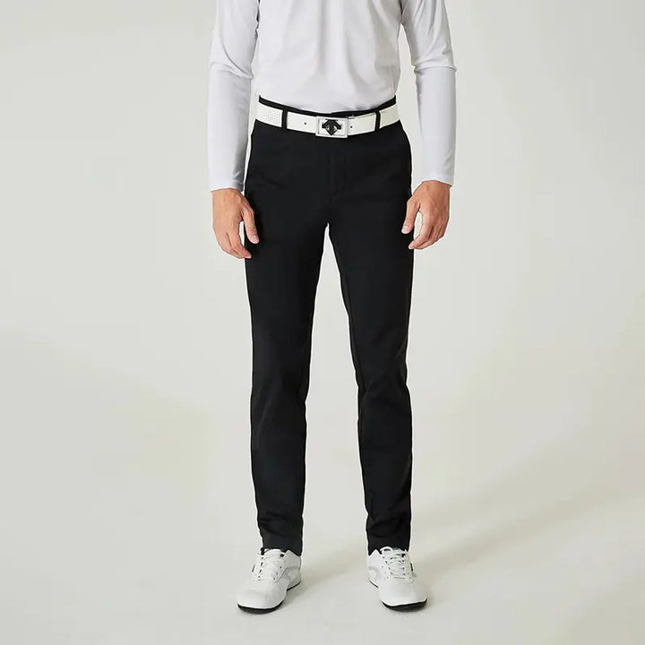 GolfThing Slim Fit Golf Trousers- Breathable Quick-Dry - White