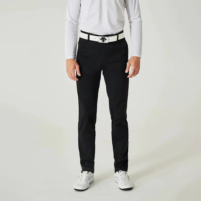 GolfThing Slim Fit Golf Trousers- Breathable Quick-Dry - Sky Blue