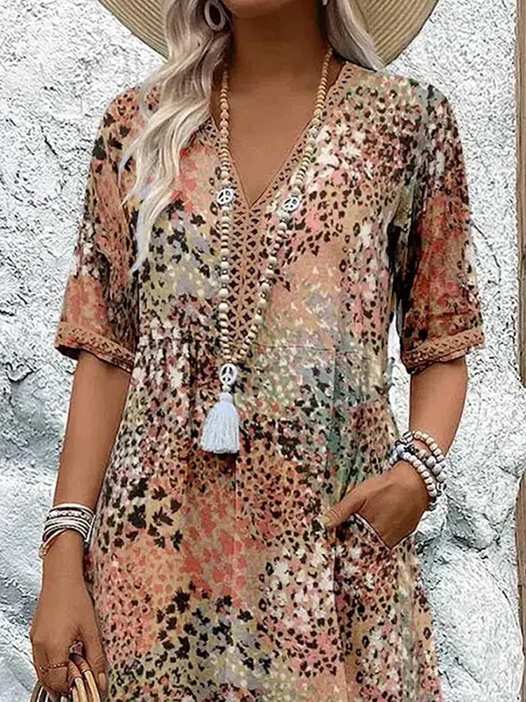 Zara | Vibrant Midi Dress
