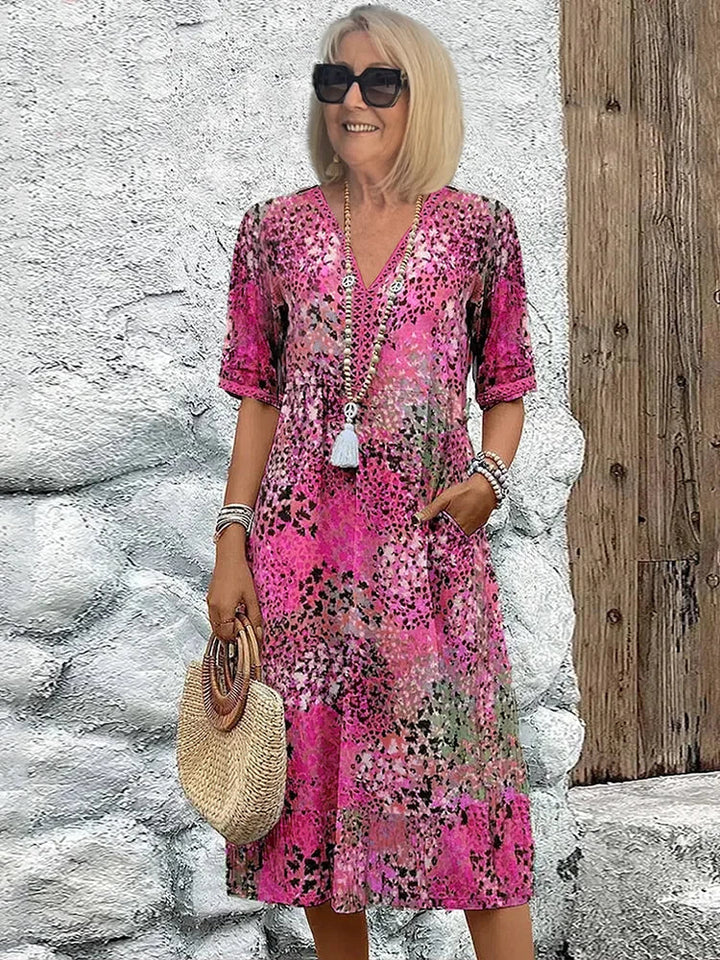 Zara | Vibrant Midi Dress