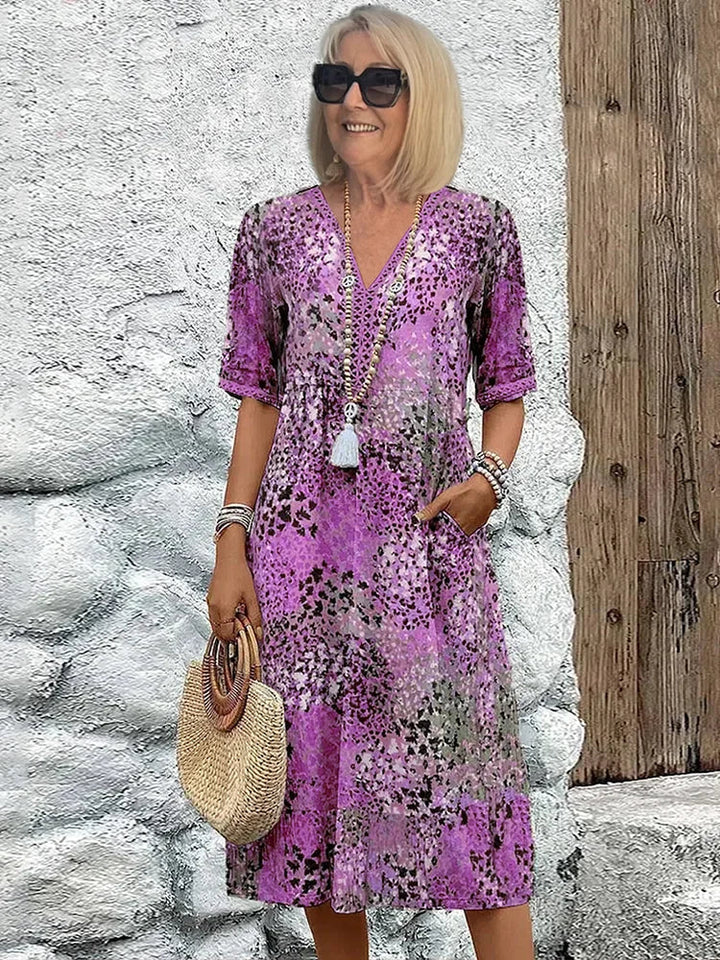 Zara | Vibrant Midi Dress