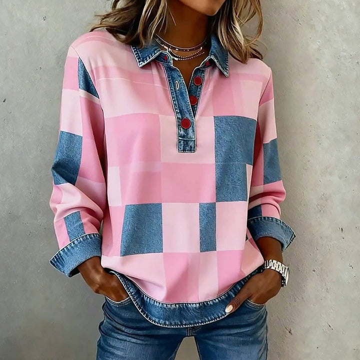 Liorael - Soft Touch Long Sleeve Check Shirt
