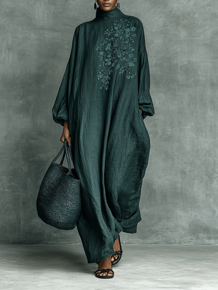 Alora | Premium Linen Maxi Dress