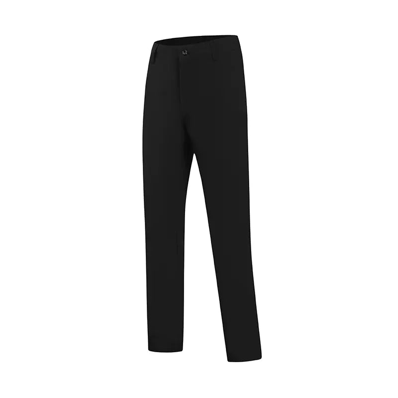 GolfThing Slim Fit Golf Trousers- Breathable Quick-Dry - Black