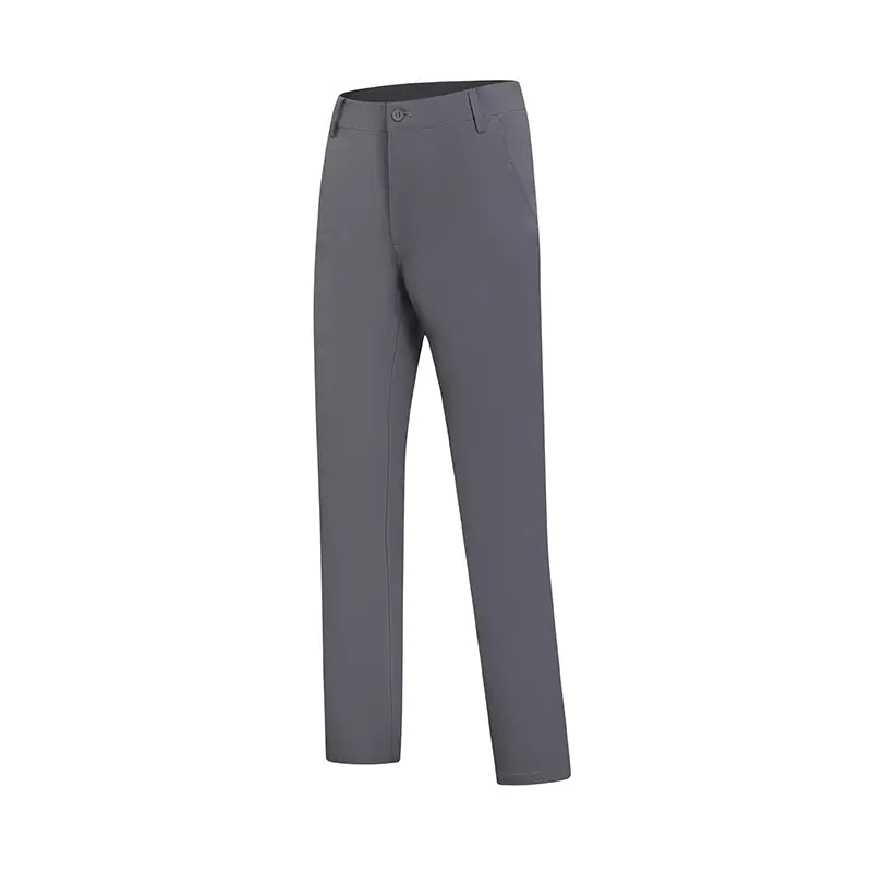 GolfThing Slim Fit Golf Trousers- Breathable Quick-Dry - White