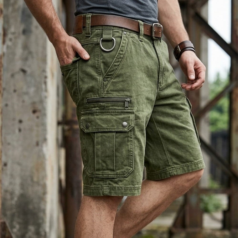 Pieter | Functional Denim Cargo Shorts