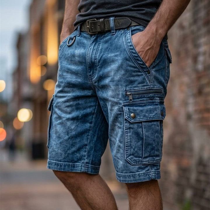 Pieter | Functional Denim Cargo Shorts